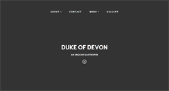 Desktop Screenshot of dukeofdevonpub.com